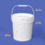 密封塑料桶食品级加厚工业用涂料油漆桶乳胶漆桶空桶5L10公斤20升 4L白色升级新型