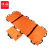 谋福（CNMF）便携式担架折叠 消防急救援护 多种规格可选 软面简易软担架（普通款橘色带包）