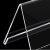 安晟达 亚克力V型台牌（10个装）亚克力三角台卡会议牌 嘉宾席位牌 三角座位牌 20×10cm