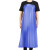 安赛瑞 防水工作围裙 耐磨PVC围裙 加大水产厨房工业皮围裙 120x90cm 蓝色 300181