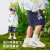 俞兆林（YUZHAOLIN）儿童短裤男童裤子夏季五分裤卡通印花男孩下装 恐龙字母