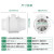 金羚 圆形管道工业商用风机排气扇厨房排风扇6寸卫生间抽风机DPT15-44-1