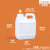 佳叶1L方桶-乳白色配透气盖方桶塑料桶加厚款化学试剂桶防胀气专用桶 S
