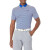 安德玛（Under Armour）男子高性能条纹高尔夫球 Polo Steel (035)/Pitch Gray 3X-Large