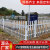 PVC塑钢社区围墙护栏 变压器围栏电力绝缘箱 幼儿园栏杆庭院别墅花园篱笆栅栏 护栏0.5米高/一米长的价格（不包含立柱）