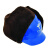 冬季棉安全帽防砸保暖工地施工领导劳保头盔户外电力安全帽套防寒 蓝色 蓝色两用棉帽