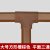 线槽配件拐角24×12大号方形配线槽地板网线PVC走线槽配件 大号方形 棕色平面三通