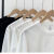 【两件装】220g重磅梳棉圆领色长袖T恤棉男女基础款 两件装玄黑色玄黑色（220克） 4XL建议170190斤内