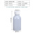 工创优品 塑料试剂瓶 圆形样品瓶半透明色 100ml