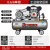 皮带空压机工业级大型380V高压打气泵小型220V空气压缩机活塞汽修 4千瓦06/8单相