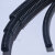 邦道尔PP阻燃波纹管束穿线软管塑料波纹管电线保护套管闭口黑色φ20*1（100米/卷）