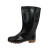 双安 红叶PM95舒适耐磨耐油靴雨鞋 PVC模压靴  BS001 黑色 46码