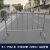 不锈钢铁马护栏活动脚可拆卸可移动围栏市政交通医院学校隔离栏 201材质长1.5*高1.0米外38内22