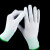 手套劳保耐磨工作防滑pu涂掌男女白色薄款尼龙带胶SIZE涂指定做 尼龙手套不涂胶 M