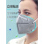安美尚（ams）kn95活性炭防尘口罩防工业粉尘带呼吸阀雾霾打磨专用 带呼吸阀-25只-KN95活性炭口罩