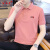 VLZ官方品牌Polo衫男士夏季新款商务休闲短袖上衣t恤男 彩虹黑色 L（建议135-155斤）