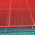 加厚牛筋浴室防滑垫耐磨厨房防油橡胶垫室外镂空防水防晒满铺地垫 绿色 熟胶一体六角0.9米宽x10米长