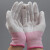 pu涂指防滑电子厂劳保工业手套尼龙浸胶涂掌手套碳纤维手套 M号