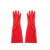 榕茂和 加长乳胶手套45cm加绒加厚洗碗手套劳保红色手套