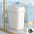卫生间垃圾桶2022厕所翻盖夹缝窄缝长方形有带盖客厅摇盖 超值清洁套餐蓝白色10L+140只垃