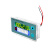 数显锂电铅酸电池电量显示器液晶10V-100V电动车电压电量检测器 数显圆形电压表DC4-100V（蓝色）