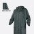 代尔塔 407007 一体式雨衣成人连体反光条连体劳保雨披 绿色 2XL码 1件装JDF