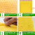 黄色牛皮纸气泡袋加厚快递信封袋袋防水防震气泡袋可定制 15254cm100个