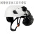 大团小圆工业降噪音耳罩头盔式耳罩搭配安全帽头盔耳部防护听力隔音罩30dB 5007E黑色