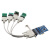 DIEWU PCI-E转4口RS485/422扩展卡工业级带电压抑制保护器串口卡 [8口]TXB1788口RS485/422