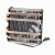 定制一体机1UITX 工控机散热器115X 1200CPU风扇铜热管 灰色 HX6200D黑色