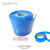 蓝色PVC套管收缩膜 锂电池热缩管封装绝缘塑胶套管皮套 可代裁切 折径140mm/长1米【】