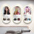 欧洲品质边框发廊墙面烫染造型发型理发店创意图片高端美发店挂画 GY24501 30*60CM