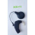 耐声2023新版人工耳蜗美国AB-M90出理器防汗套 头件套耳琐 透明处理器套右耳＋银钩耳锁
