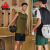 匹克运动背心男篮球夏季速干无袖T恤美式坎肩宽松大码健身训练打底衫 军绿 XL