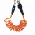 电动扳手通用安全绳360度旋转防脱落安全挂钩加厚加粗纯钢丝材质 橙色安全绳带扣+黄绳
