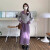VZVY早春女装搭配一整套奶乖时尚漂亮跨年氛围感穿搭战袍连衣裙子套装 紫色半身裙(冬天港风冬季森系盐 S(推荐80-90斤)