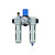 海达气动 过滤减压阀 定制铝合金过滤减压阀（铝合金）D系列三联件 HC-MAX(最大）1/8、3/4、1