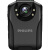 飞利浦 VTR8201 视频记录仪高清夜视 便携随身记录仪超长续航1296P录像机 双摄128G
