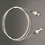 隐形光纤线 自粘隐形透明光缆光纤延长线皮线光钎线光纤线尾纤光 透明白 25m