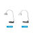 助听器标准导声管/易联Easywear细导声管 纳米/XL耵聍挡板 易联Easywear细导声管/左（0.9）2号