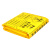 灵龙八方医疗手提垃圾袋黄色诊所塑料袋 70*80cm适用于50L垃圾桶100只