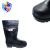 威姆仕黑色加厚防滑雨鞋保暖耐寒防水防油耐脏耐磨雨靴 41码