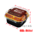 网红熔岩巧克力包装盒冰山熔岩芝士巧克力烤布丁铝箔杯提拉米苏盒 黑金色盒高盖熔岩巧克力贴 100套