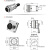 航空工业插头螺纹连接器2芯3芯4芯10芯12芯19芯连接头 WS24J10TQ 10芯单插头