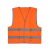 思而Sir Safety反光背心 橙色款  高亮荧光多口袋反光马甲反光衣 建筑施工交通警示安全服M