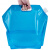 金诗洛 便携式装水袋 蓝色5L 塑料手提可折叠水箱 KT-265