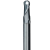 ZCC.CT 株洲曲面加工55度二刃直柄球头合金立铣刀 PM-2B-R3.0 