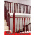 绿野客楼梯扶手栏杆包安装铝楼梯扶手栏杆用室内铝合金立柱阁楼阳台护栏 小叶紫檀一米