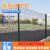 九江桃型柱护栏围墙小区别墅围栏机场防护隔离网高速公路护栏 门单开2X1米