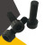 尼龙内六角黑色螺丝 杯头螺钉M3-M8 内六方圆柱头螺钉塑料螺丝 M6*25【200个】